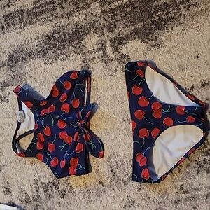 Girls two piece bathing suit size 10